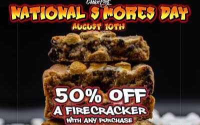 National S’mores Day: S’mores Firecracker Cookie Half Off!