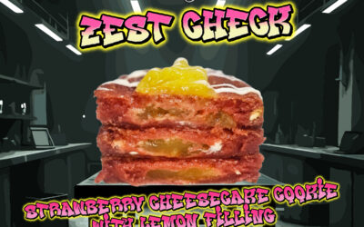 Zest Check: Strawberry Cheesecake Stuffed Cookie Now Available