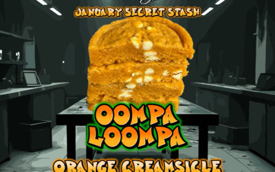 Oompa Loompa Secret Stash Cookie – White Chocolate Orange Creamsicle